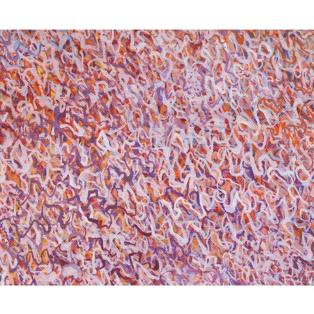 Franz Kline Vintage Abstract Mid-Century Modern Large Nonobjective Oil Painting, Signed Sakuko Ido 1969 For Sale - Image 4 of 12