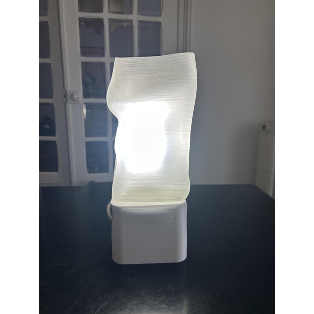 Contemporary Vintage Thermoformed Plastic Lamp, 1990s For Sale - Image 3 of 9