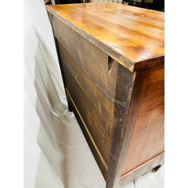 Antique American Sheraton Cottage Cherry Chest of Drawers For Sale In Raleigh - Image 6 of 6