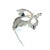 1990s Mikimoto Estate Akoya Pearl Brooch Pin Sterling Silver For Sale - Image 9 of 9