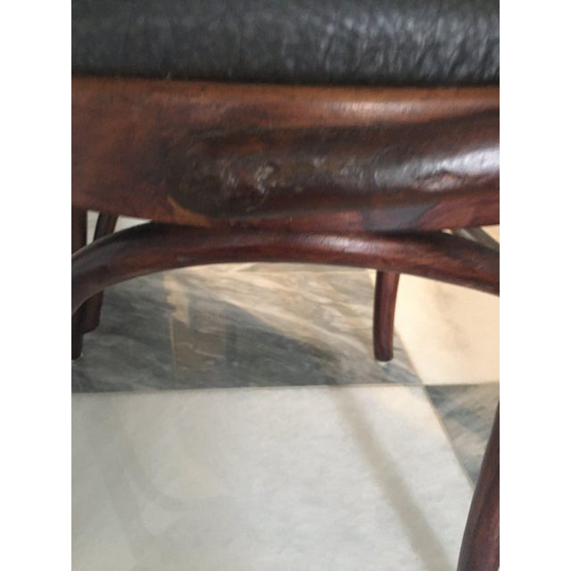 Shelby Williams Mid-Century Modern Bentwood Dining Chairs With Black Upholstery by Shelby Williams- Set of 8 For Sale - Image 4 of 8