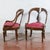Brown Red Fabric Armchairs, Set of 2 For Sale - Image 8 of 18