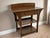 Brown Mission 2 Drawer and Open Shelves Sideboard / Console Table - Walnut For Sale - Image 8 of 13