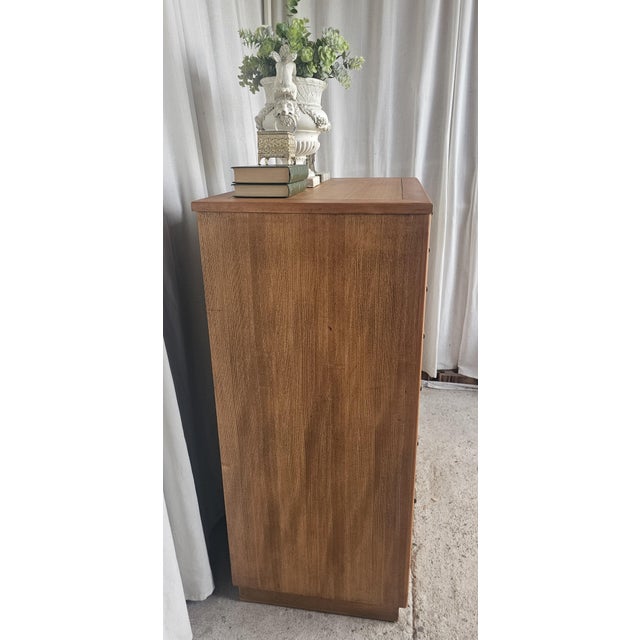 Vintage Tall Dresser, Drexel Precedent Collection by Edward Wormley, Mid Century Modern Chest of Drawers For Sale - Image 18 of 18