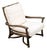 Mid Century Modern Lounge Chair McGuire Bamboo Boho Swivel Rattan Basket For Sale