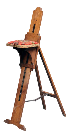 Traveling Combination Artist's Chair and Easel