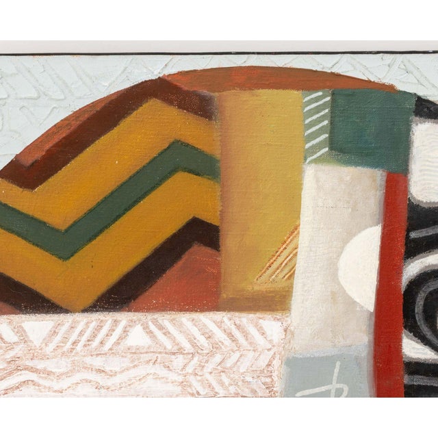 Contemporary Max Papart "Hopi Bird No. 3" Oil on Canvas, 1977 For Sale - Image 3 of 10