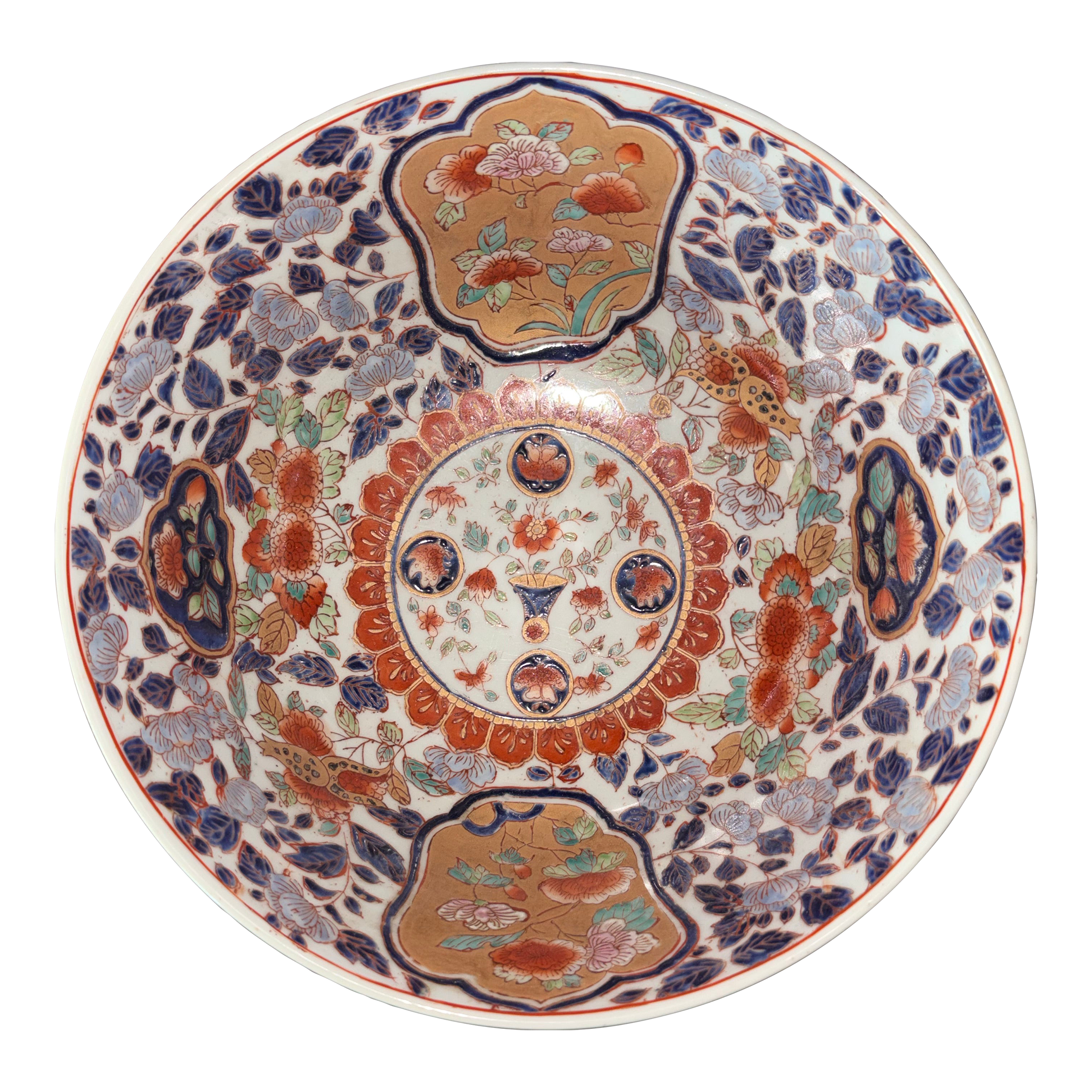 古い中国広彩のボウル Vintage Chinoiserie Decorative Bowls | Chairish