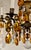 Myran Allan Luxury Lighting Neoclassical Bronze and Amber Crystal Chandelier For Sale In Atlanta - Image 6 of 7