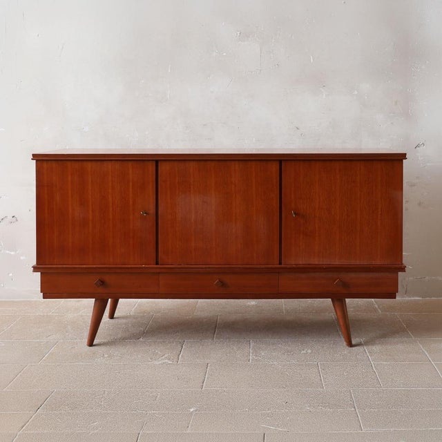Mid-Century Modern Teak Sideboard by Gaston Poisson, 1960s For Sale - Image 16 of 16
