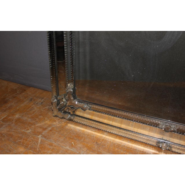 Large Venetian Mirror with Parecloses, 1800s For Sale - Image 11 of 15