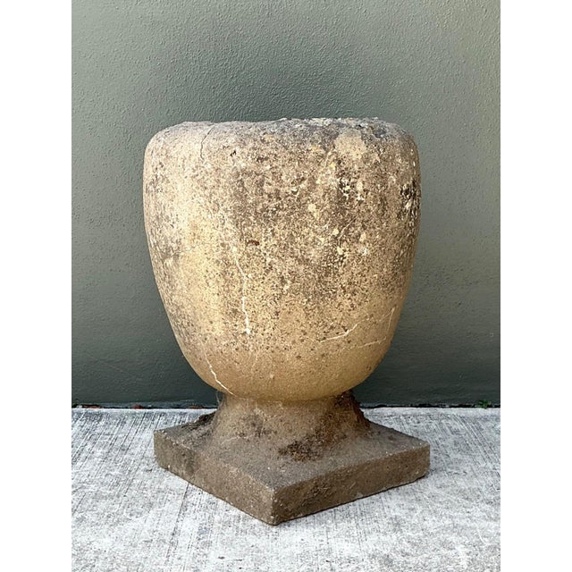 Rustic Stone Garden Planter For Sale - Image 15 of 18