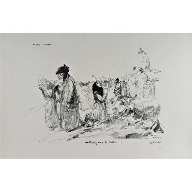 Jean Louis Forain, Le Pays Reconquis, 1918 For Sale
