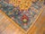 1930s Yellow Floral Modern Antique Indian Cotton Agra Rug 6'3" X 9' Knotted Pile Carpet For Sale - Image 4 of 5