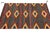 2020s Modern Navajo Inspired Wool Accent Rug in Crimson, Gold, and Charcoal 3x5 For Sale - Image 5 of 8