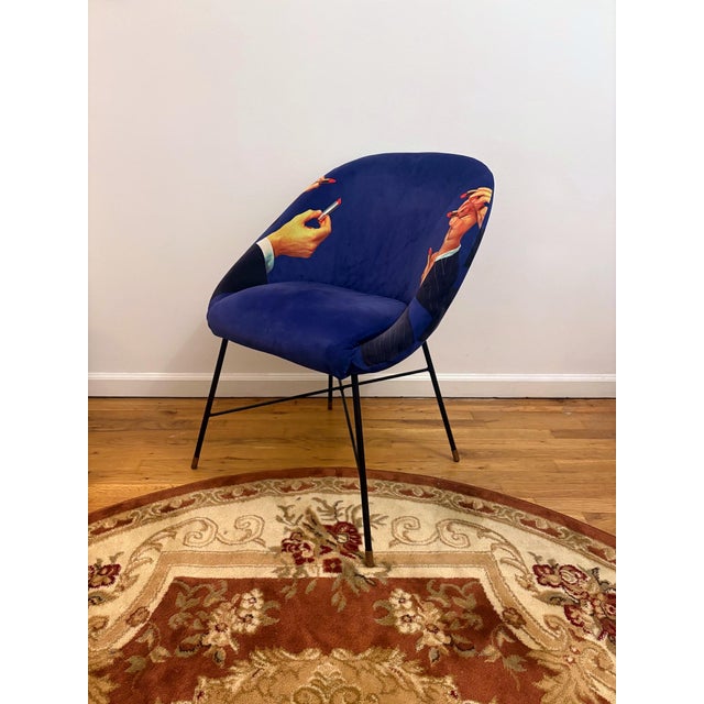 Contemporary Seletti X Toiletpaper “Lipsticks” Padded Chair by Cattelan & Ferrari For Sale - Image 3 of 8
