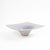 1970s Vintage Japanese Ikebana Vase Purple-to-White Gradient Ceramic Suiban For Sale - Image 5 of 13