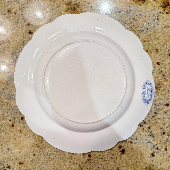 Up for sale is a stunning 10-inch transferware plate produced by the renowned Staffordshire potters John & George Rogers...