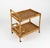 Wood Mid-Century Modern Bamboo and Rattan Serving Bar Cart, Italy, 1960s For Sale - Image 7 of 17