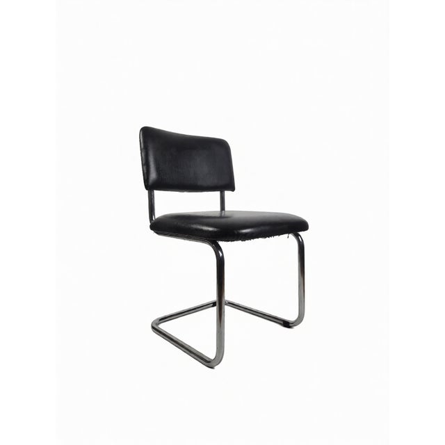 Vintage Metal Side Chairs, 1980s, Set of 2 For Sale - Image 3 of 6