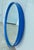1980s 1980s Electric Blue Metal Framed Wall Mirror For Sale - Image 5 of 10