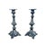 Art Nouveau Silver-Plated Candlesticks, 1890s, Set of 2, in Very Good conditions. Designed 1890 to 1919