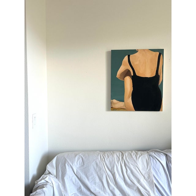 Figurative "Serenity" Modern Original Oil Painting, by Jennifer Hohlfelder For Sale - Image 3 of 9