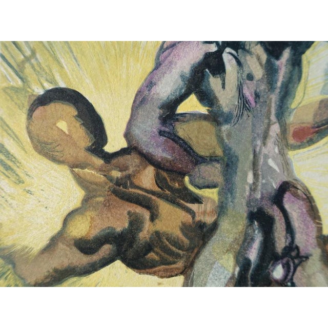 Salvador Dali, Angels of the Valley, Woodcut For Sale - Image 4 of 6