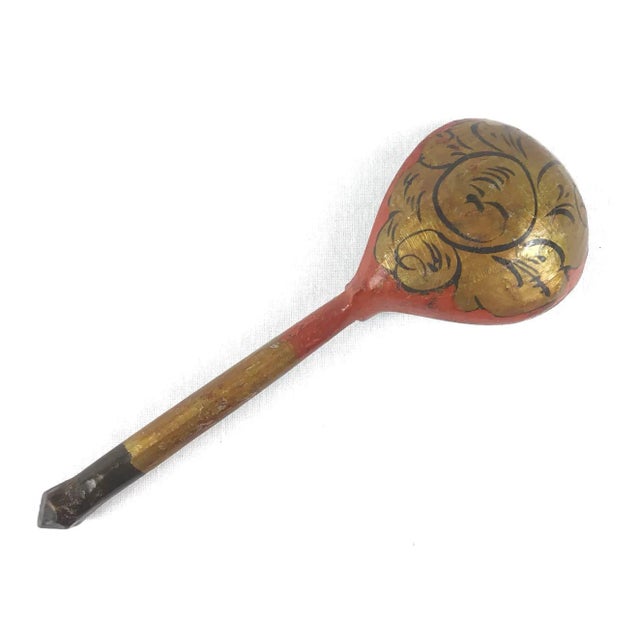 English Antique Wooden Spoon From Thailand For Sale - Image 3 of 9