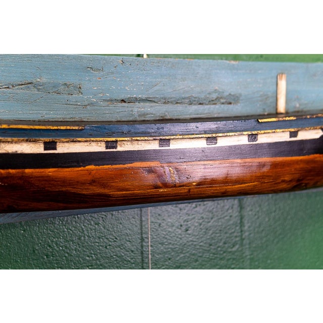 Late 19th-Early 20th Century Pair of Half Hulls Models For Sale - Image 12 of 17