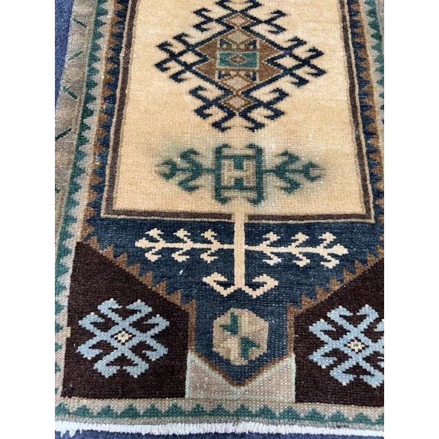 Contemporary Turkish Yastik Rug 1'8" x 3' For Sale - Image 3 of 5