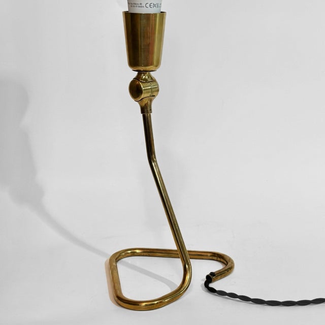 Mid-Century Table Lamp Model 321 in Brass from Eskilstuna Elektrofabrik, Sweden, 1950s For Sale - Image 4 of 12