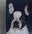 2010s Boston Terrier Dog Portrait Oil Painting “Henry” Signed For Sale - Image 5 of 14