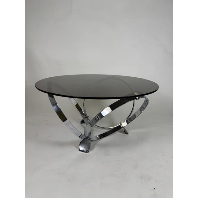 Metal Mid-Century Coffee Table attributed to Knut Hesterberg, 1970s For Sale - Image 7 of 7