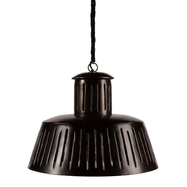 In a sleek black with ever so much light peeking through the shade, this pendant is a beauty. A great way to create...