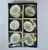 1940s Set of 6 Staffordshire Radnor Bone China Rose Place Card Holders For Sale - Image 15 of 18