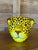 Rosenthal Netter Vintage Italian Glazed Ceramic Leopard Head Cachepot by Rosenthal Netter For Sale - Image 4 of 10