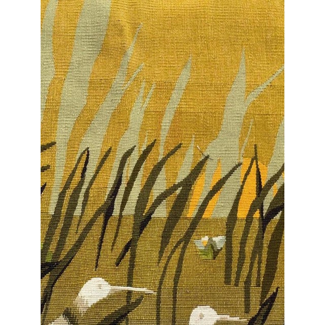 Modern French Aubusson Tapestry by Rene Fumeron, 1950s For Sale - Image 10 of 18