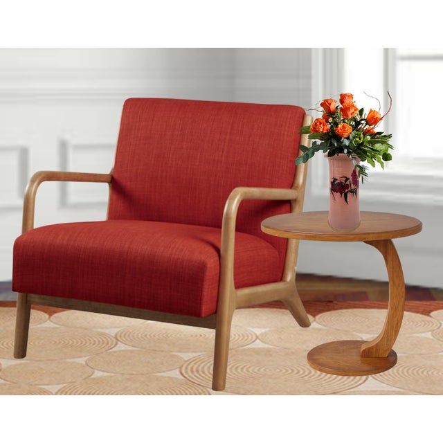 Vintage Pottey Cylinder Vase Floral Motif For Sale - Image 11 of 17