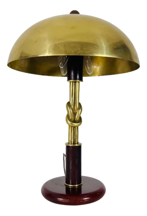 Mid Century Modern Brass Table Lamp, Germany, 1960s