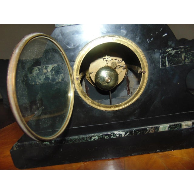 Antique Marble Clock For Sale - Image 10 of 18