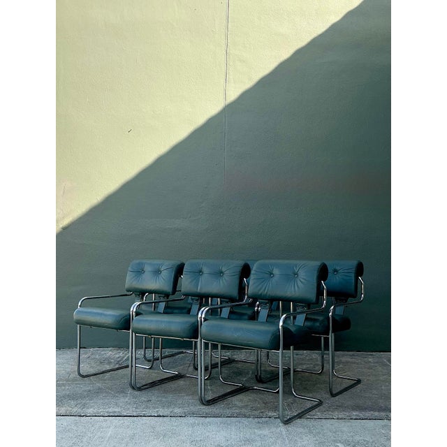 Vintage Italian Guido Faleschini “Tucaroma”:Dining Chairs - Set of 6 For Sale In West Palm - Image 6 of 12