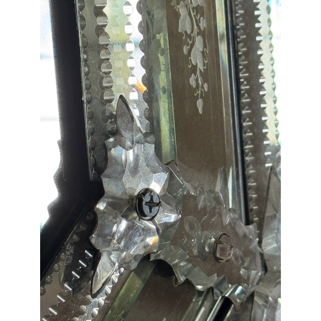19th Century Etched Venetian Mirror For Sale - Image 13 of 18