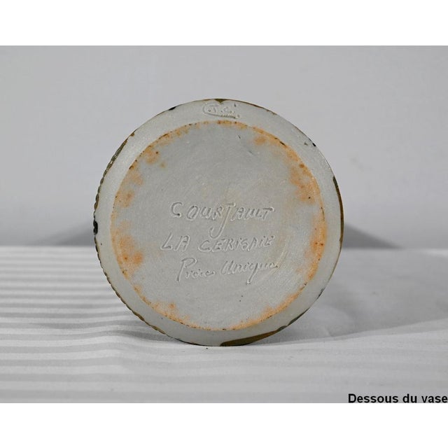 Salt Sandstone Vase by J-C. Courjault, 1975 For Sale - Image 15 of 17