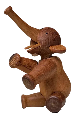 Oak Elephant by Kay Bojesen, 1950s