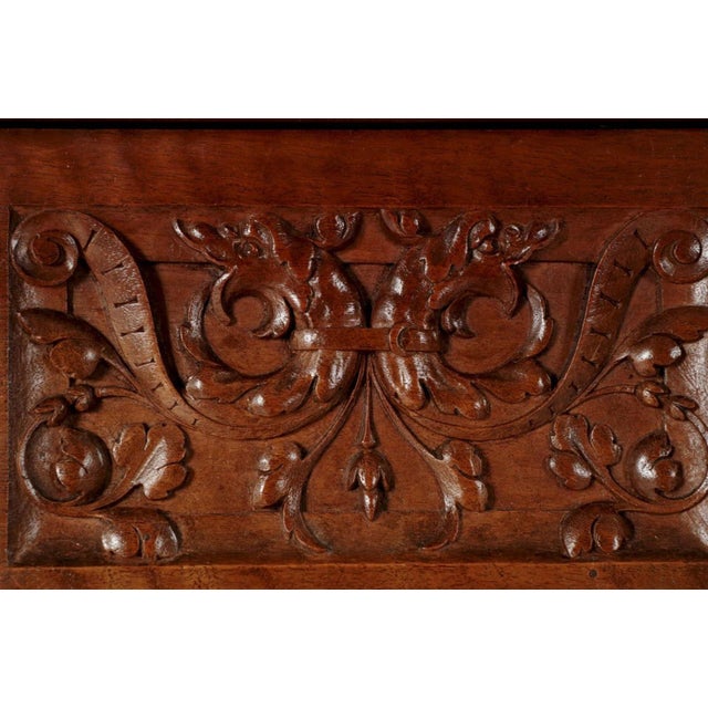 French Gothic Revival Carved Walnut Cupboard, Circa 1880 For Sale - Image 12 of 18