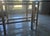 Contemporary Baker, McGuire Attributed 6 Person Bamboo Dining Table With Glass Top. White Bamboo Rattan Base With Thick Beveled Glass Top. Fits All Decor Styles. For Sale - Image 3 of 6