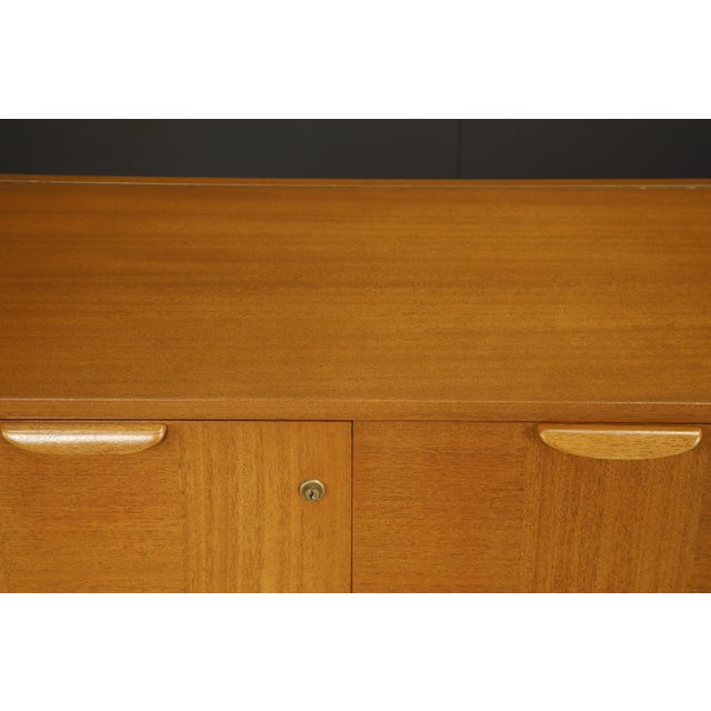 Brown Harvey Probber Flip-Top Bar Cabinet, 1950s, Refinished For Sale - Image 8 of 12