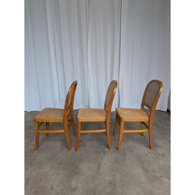 Mid-Century Modern Cane Seat Dining Chair, Yugoslavia, 1970s For Sale - Image 13 of 18