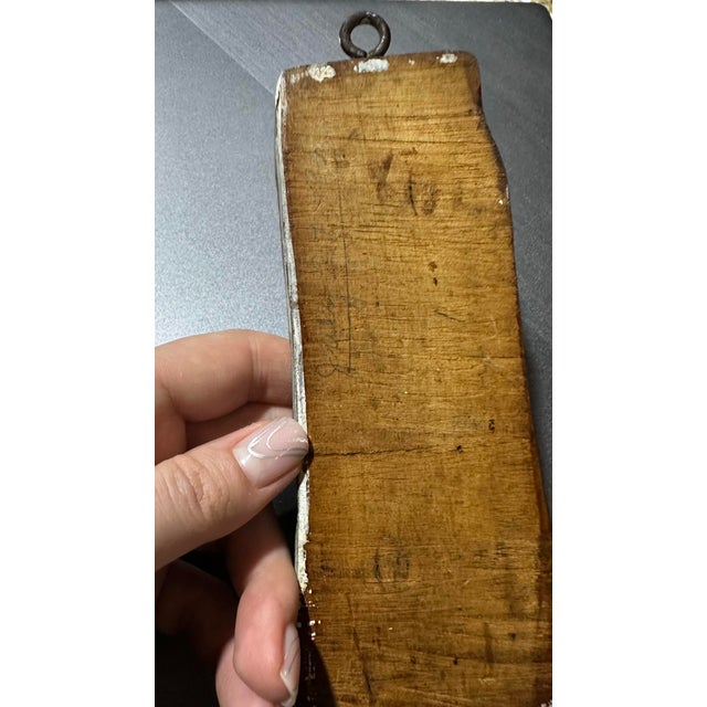 Antique 1901 Lookout Mt Tennessee Souvenir Wooden Thermometer Key Holder Folk Art⁠, dated July 27, 1901. This unique early...